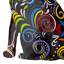 Load image into Gallery viewer, Thoughtful Kitty Painted Haitian Steel Drum Wall Art, 14.5 inch