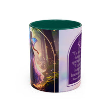 Load image into Gallery viewer, Colorful Inspirational Mug for Spiritual Souls, Affirmation Coffee Cup, Gift for Mindfulness, Butterfly Design, Rainbow Mug