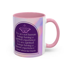 Load image into Gallery viewer, Colorful Inspirational Mug for Spiritual Souls, Affirmation Coffee Cup, Gift for Mindfulness, Butterfly Design, Rainbow Mug