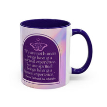 Load image into Gallery viewer, Colorful Inspirational Mug for Spiritual Souls, Affirmation Coffee Cup, Gift for Mindfulness, Butterfly Design, Rainbow Mug