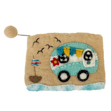 Load image into Gallery viewer, Camper Van Felt Coin Purse