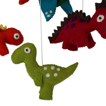 Load image into Gallery viewer, Dinosaur Volvano Nursery Felt Mobile