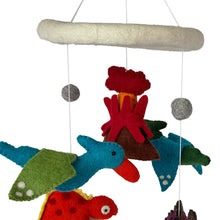 Load image into Gallery viewer, Dinosaur Volvano Nursery Felt Mobile