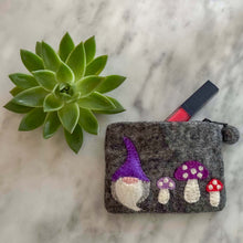 Load image into Gallery viewer, Gnome Felt Coin Purse