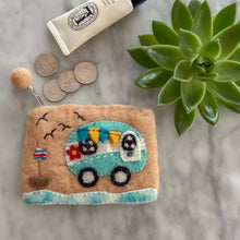 Load image into Gallery viewer, Camper Van Felt Coin Purse