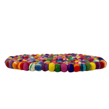 Load image into Gallery viewer, Felt Casserole Trivet, Rainbow Tie Dye