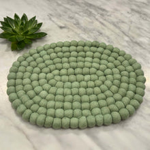 Load image into Gallery viewer, Felt Casserole Trivet, Sage