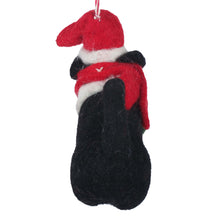 Load image into Gallery viewer, Big Dog Black Lab Felt Christmas Ornament