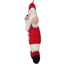 Load image into Gallery viewer, Coach Claus American Football Felt Christmas Ornament