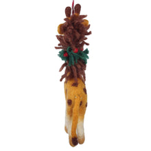 Load image into Gallery viewer, Giraffe Felt Christmas Ornament