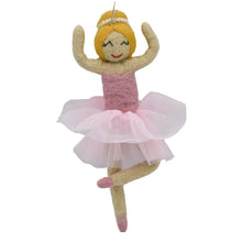 Load image into Gallery viewer, Ballerina Felt Ornament, Blonde