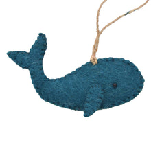 Load image into Gallery viewer, Whale Ornament Felt Ornament