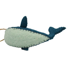 Load image into Gallery viewer, Whale Ornament Felt Ornament