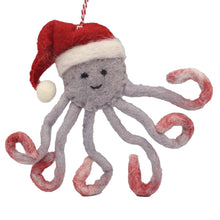 Load image into Gallery viewer, Octopus Felt Ornament