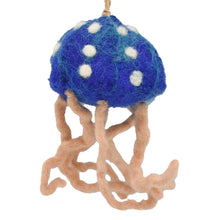 Load image into Gallery viewer, Jellyfish Felt Ornament