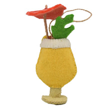 Load image into Gallery viewer, Pina Colada Felt Ornament