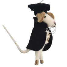 Load image into Gallery viewer, Graduate Mouse Felt Ornament