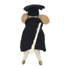 Load image into Gallery viewer, Graduate Mouse Felt Ornament