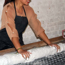 Load image into Gallery viewer, Elephant and Misletoe Felt Christmas Ornament