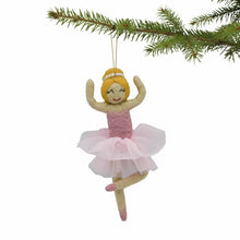 Load image into Gallery viewer, Ballerina Felt Ornament, Blonde