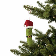 Load image into Gallery viewer, Mr. Claus Pickle Felt Ornament