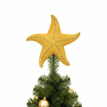 Load image into Gallery viewer, Starfish Tree Topper Felt Ornament