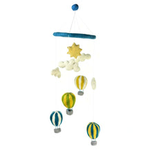 Load image into Gallery viewer, Hot Air Balloon Mobile, Blue