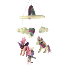 Load image into Gallery viewer, Rainbow Unicorn Mobile