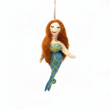 Load image into Gallery viewer, Mermaid Felt Ornament