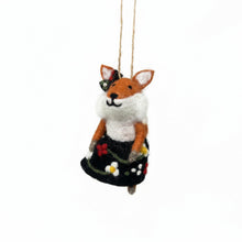 Load image into Gallery viewer, Foxy Frau Felt Ornament