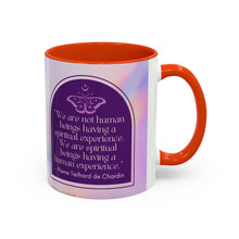 Load image into Gallery viewer, Colorful Inspirational Mug for Spiritual Souls, Affirmation Coffee Cup, Gift for Mindfulness, Butterfly Design, Rainbow Mug