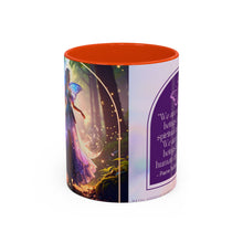 Load image into Gallery viewer, Colorful Inspirational Mug for Spiritual Souls, Affirmation Coffee Cup, Gift for Mindfulness, Butterfly Design, Rainbow Mug