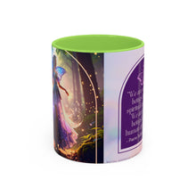 Load image into Gallery viewer, Colorful Inspirational Mug for Spiritual Souls, Affirmation Coffee Cup, Gift for Mindfulness, Butterfly Design, Rainbow Mug