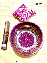 Load image into Gallery viewer, Yoga Singing Bowl for Peace Sound Therapy Meditation Copper-8.5"