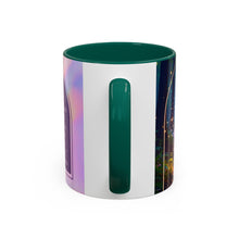 Load image into Gallery viewer, Colorful Inspirational Mug for Spiritual Souls, Affirmation Coffee Cup, Gift for Mindfulness, Butterfly Design, Rainbow Mug