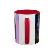 Load image into Gallery viewer, Colorful Inspirational Mug for Spiritual Souls, Affirmation Coffee Cup, Gift for Mindfulness, Butterfly Design, Rainbow Mug