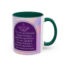 Load image into Gallery viewer, Colorful Inspirational Mug for Spiritual Souls, Affirmation Coffee Cup, Gift for Mindfulness, Butterfly Design, Rainbow Mug