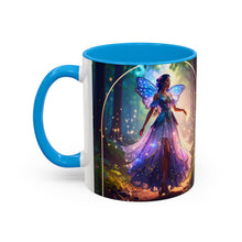 Load image into Gallery viewer, Colorful Inspirational Mug for Spiritual Souls, Affirmation Coffee Cup, Gift for Mindfulness, Butterfly Design, Rainbow Mug