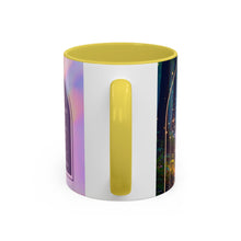 Load image into Gallery viewer, Colorful Inspirational Mug for Spiritual Souls, Affirmation Coffee Cup, Gift for Mindfulness, Butterfly Design, Rainbow Mug