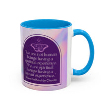 Load image into Gallery viewer, Colorful Inspirational Mug for Spiritual Souls, Affirmation Coffee Cup, Gift for Mindfulness, Butterfly Design, Rainbow Mug