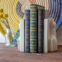 Load image into Gallery viewer, Soapstone Majestic Sitting Cat Bookends