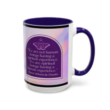 Load image into Gallery viewer, Colorful Inspirational Mug for Spiritual Souls, Affirmation Coffee Cup, Gift for Mindfulness, Butterfly Design, Rainbow Mug