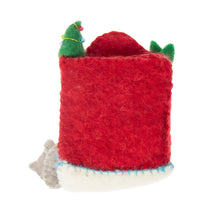 Load image into Gallery viewer, Night Before Xmas Cat Handmade Felt Ornament