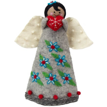 Load image into Gallery viewer, Christmas Tree Topper or Tabletop Decor, Angel Topper Turquoise - 11 inch Tall