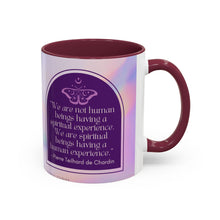 Load image into Gallery viewer, Colorful Inspirational Mug for Spiritual Souls, Affirmation Coffee Cup, Gift for Mindfulness, Butterfly Design, Rainbow Mug
