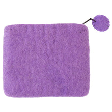 Load image into Gallery viewer, Handcrafted Unicorn Felt Coin Zipper Pouch