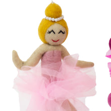 Load image into Gallery viewer, Pink Ballerina Felt Nursery Mobile
