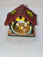Load image into Gallery viewer, Handcrafted Ceramic Nativity Ornament (Red Roof)