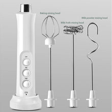 Load image into Gallery viewer, Drink Mixer Portable Rechargeable Electric Milk Frother Foam Maker For