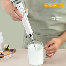 Load image into Gallery viewer, Drink Mixer Portable Rechargeable Electric Milk Frother Foam Maker For